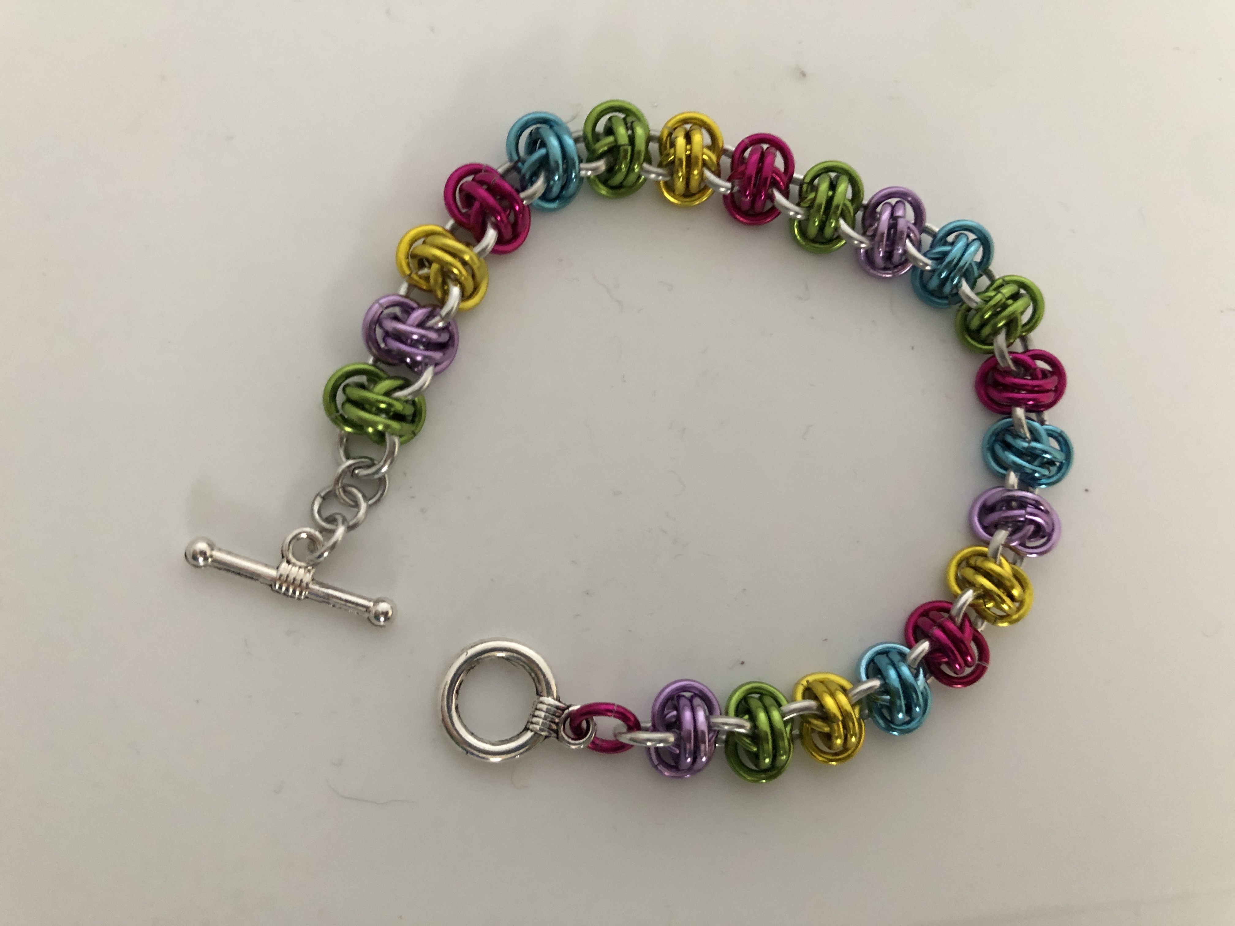 Think Spring! Chainmaille Bracelet