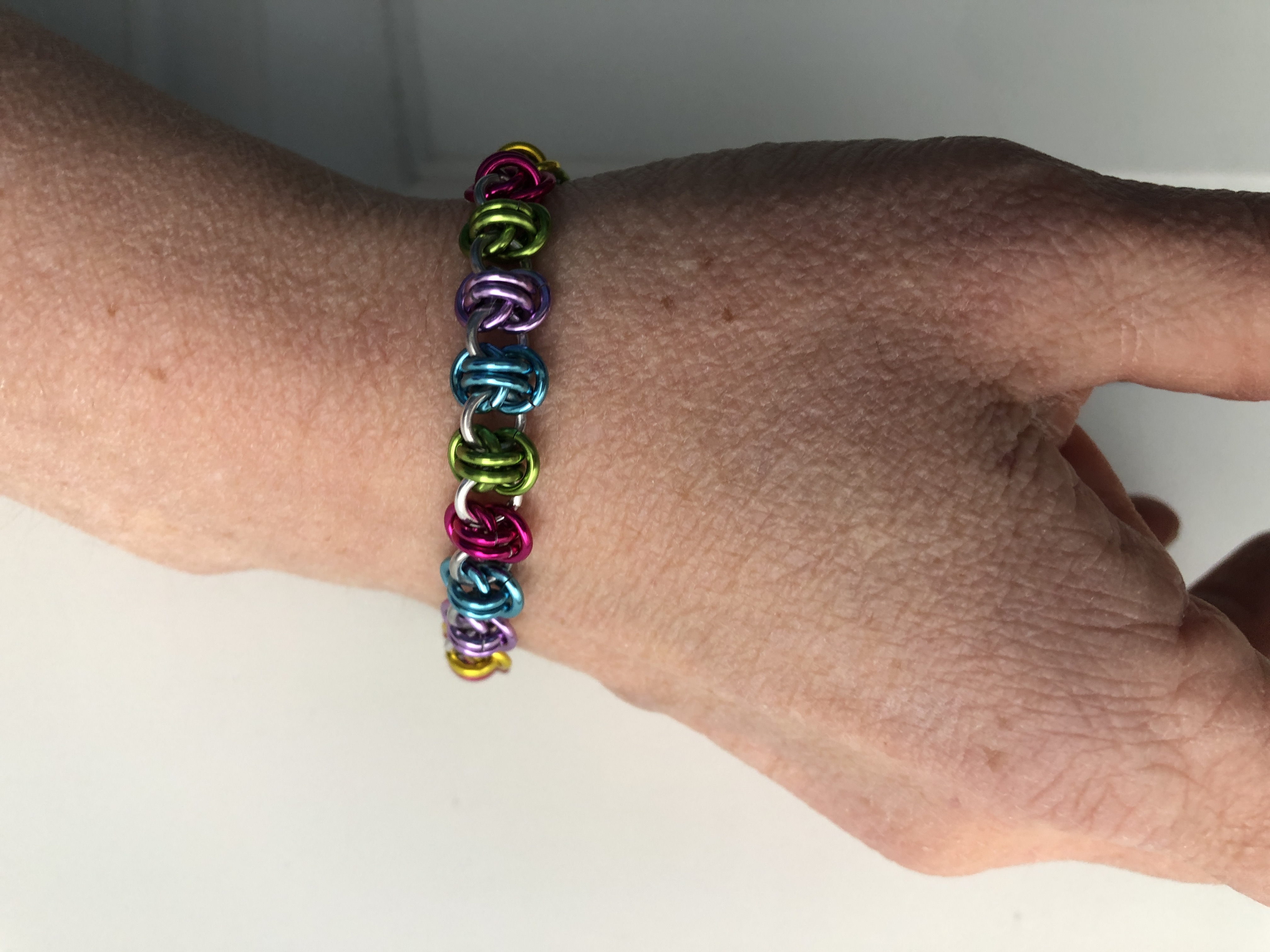 Think Spring! Chainmaille Bracelet