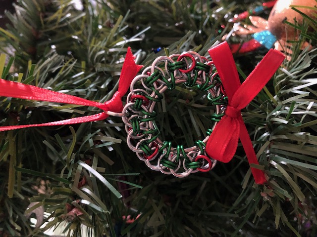Chainmaille Wreath Ornament