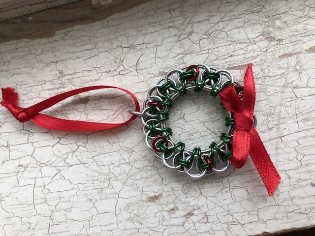 Chainmaille Wreath Ornament