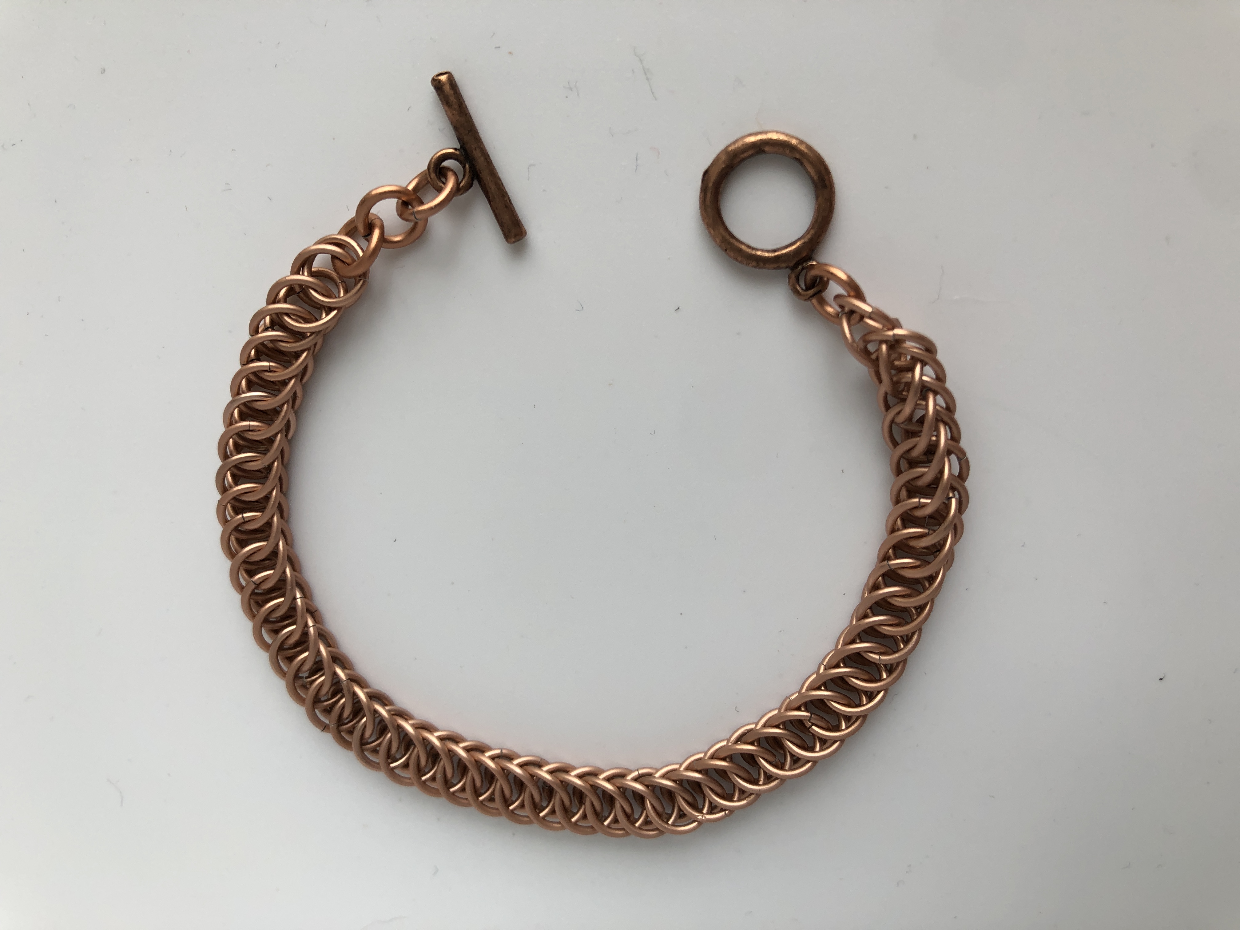 Half Persion Chainmaille Bracelets - Multiple Colors! 3/16" Ring width