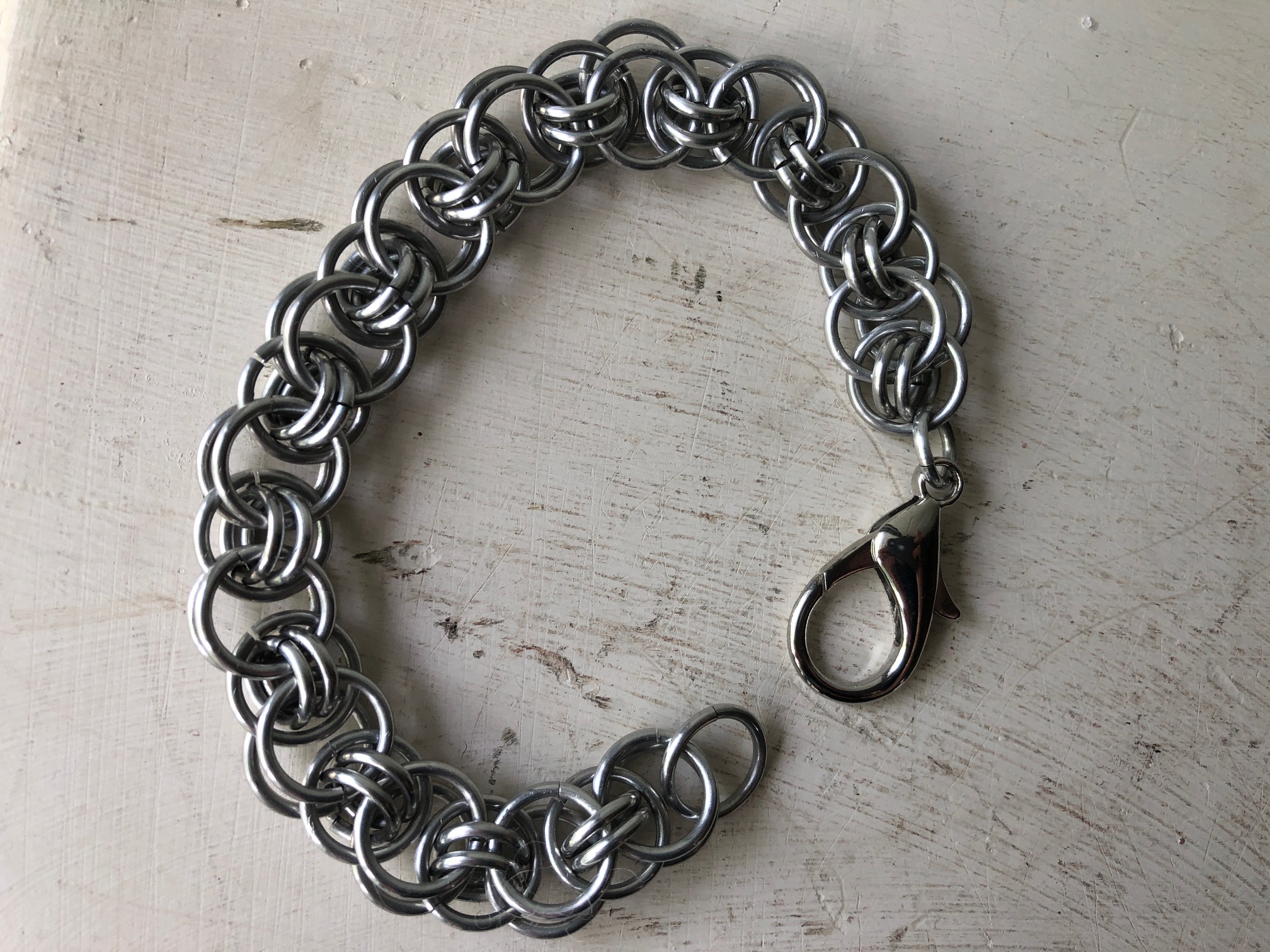 Men's Chonky Helm Chainmaille Bracelet