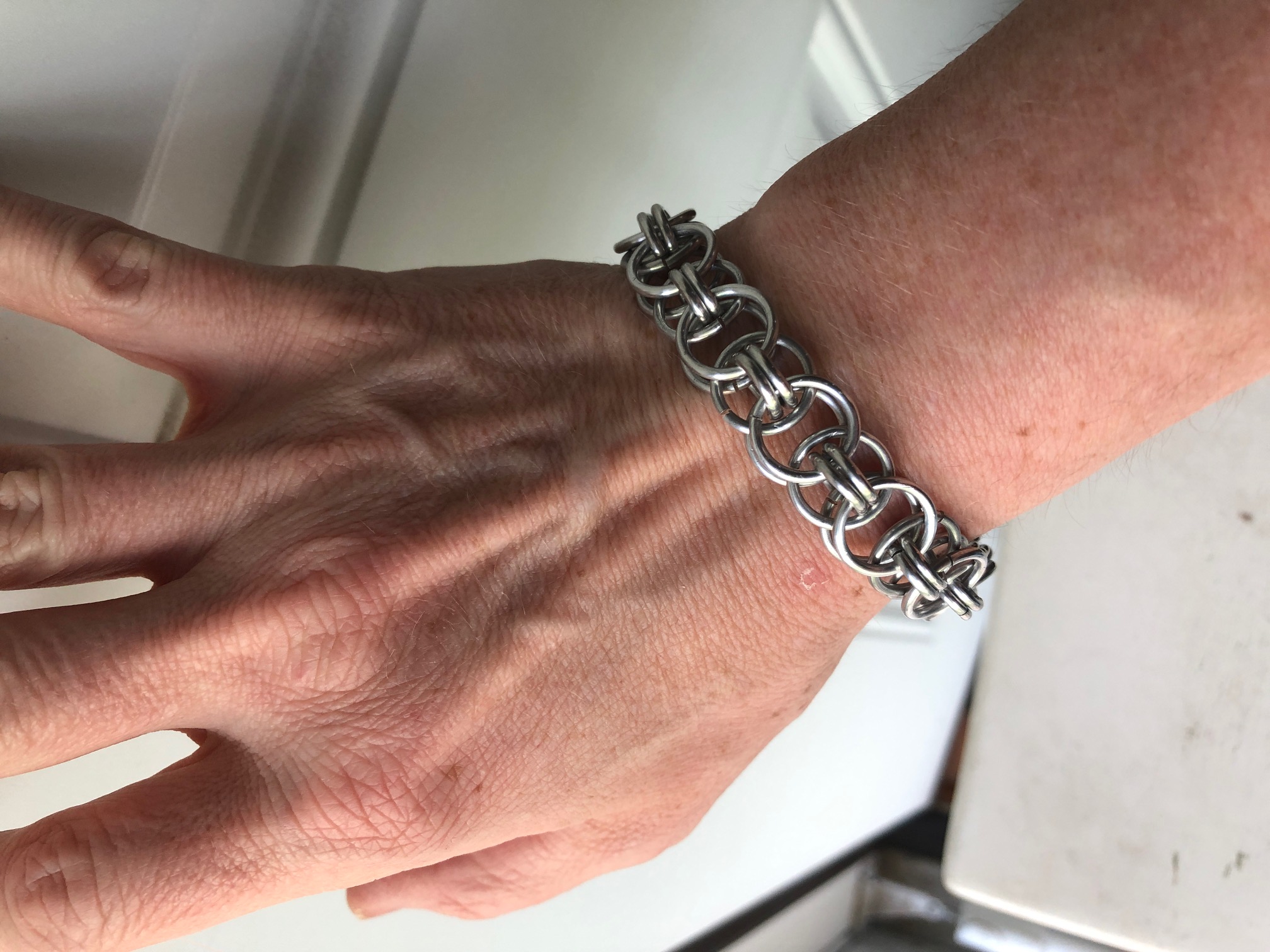 Men's Chonky Helm Chainmaille Bracelet
