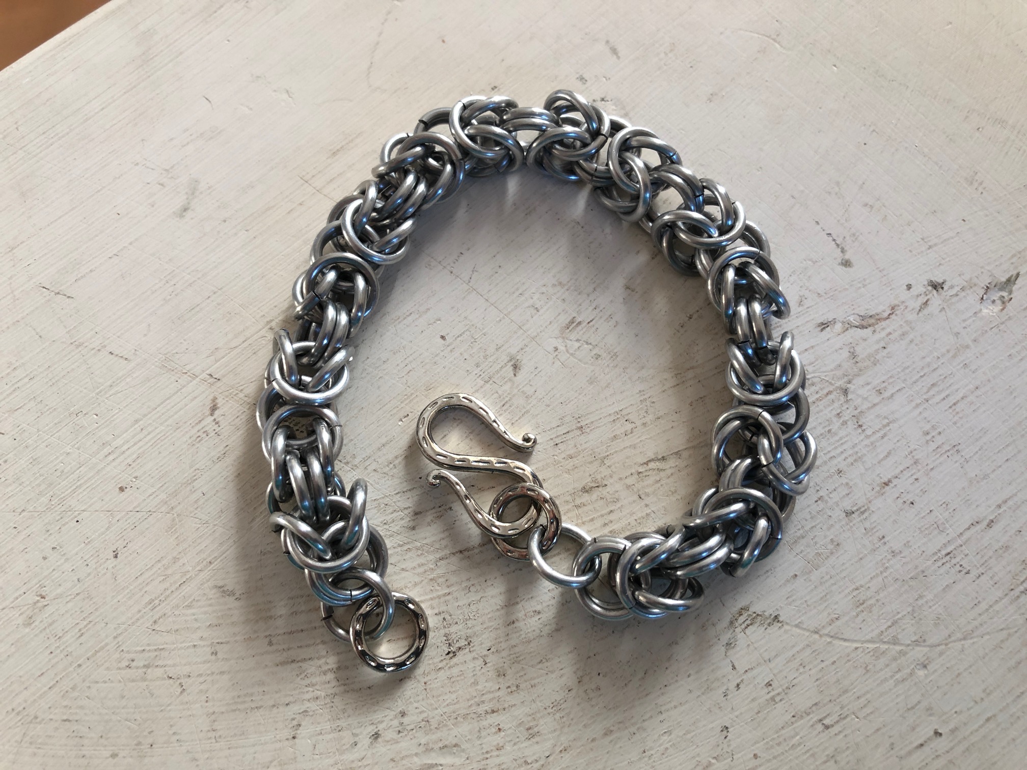Men's Chonky Byzantine Chainmaille Bracelet