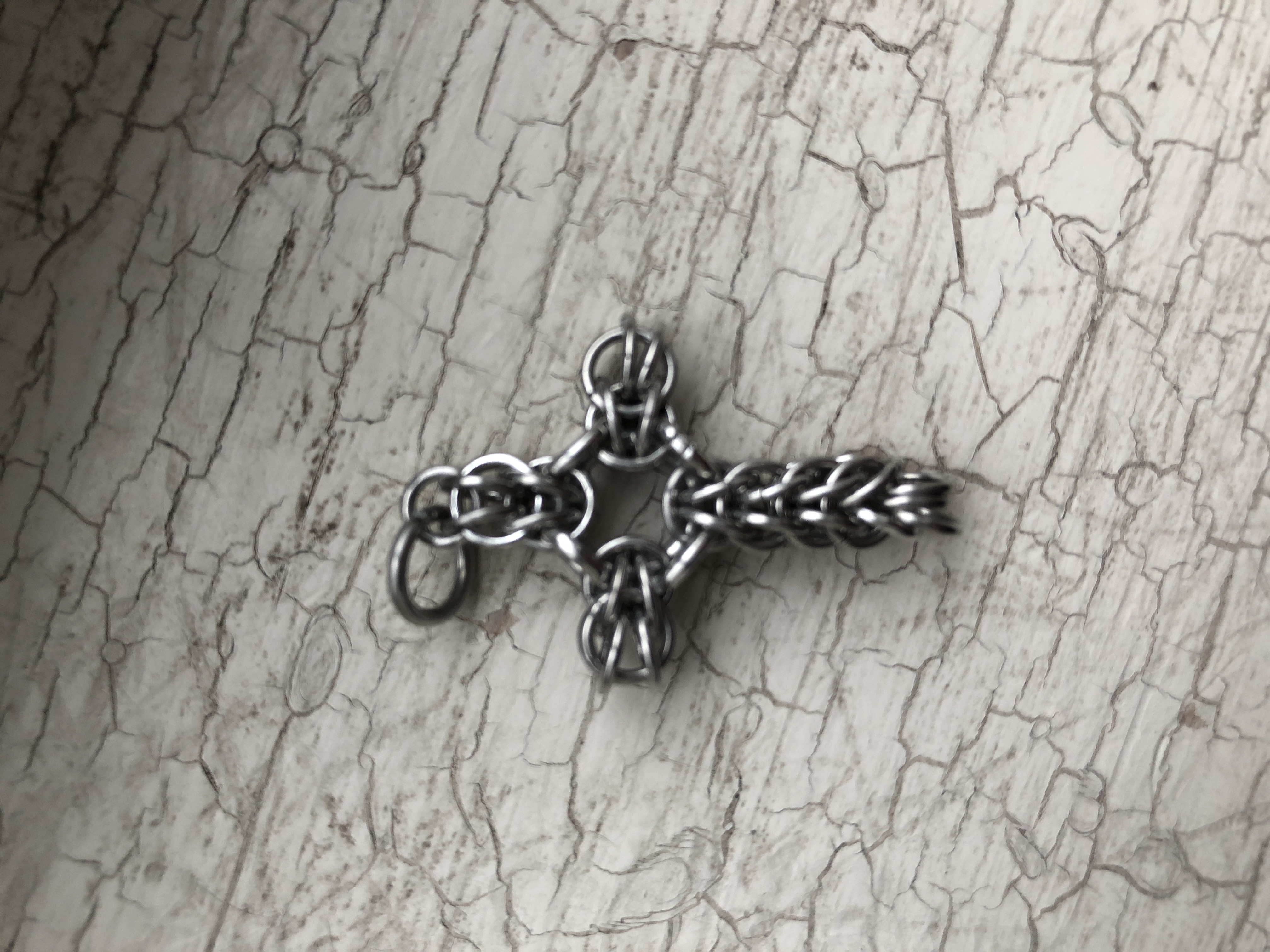 Chainmaille Cross Charm - Various Colors!