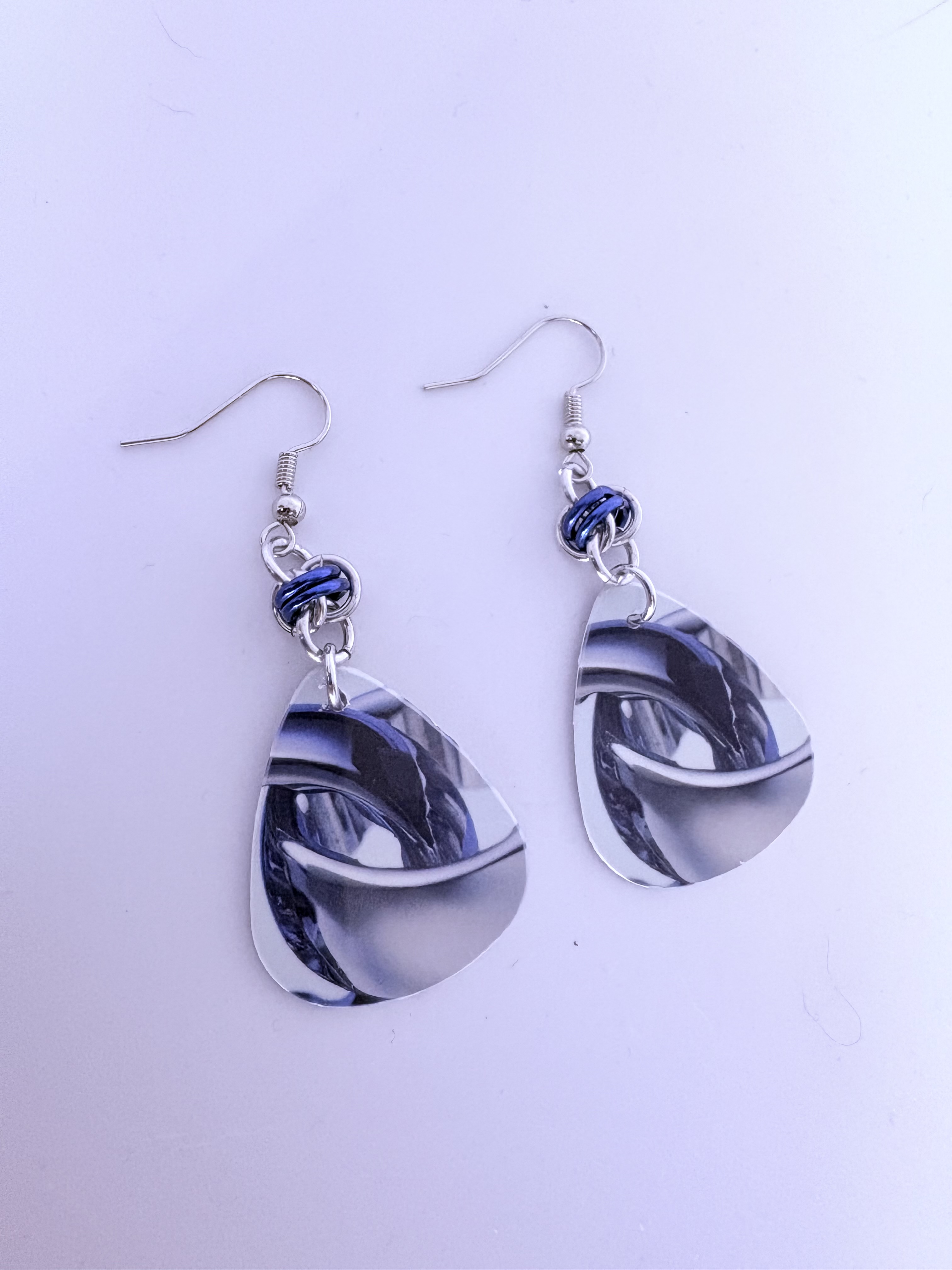 Blue Teardrop Earrings