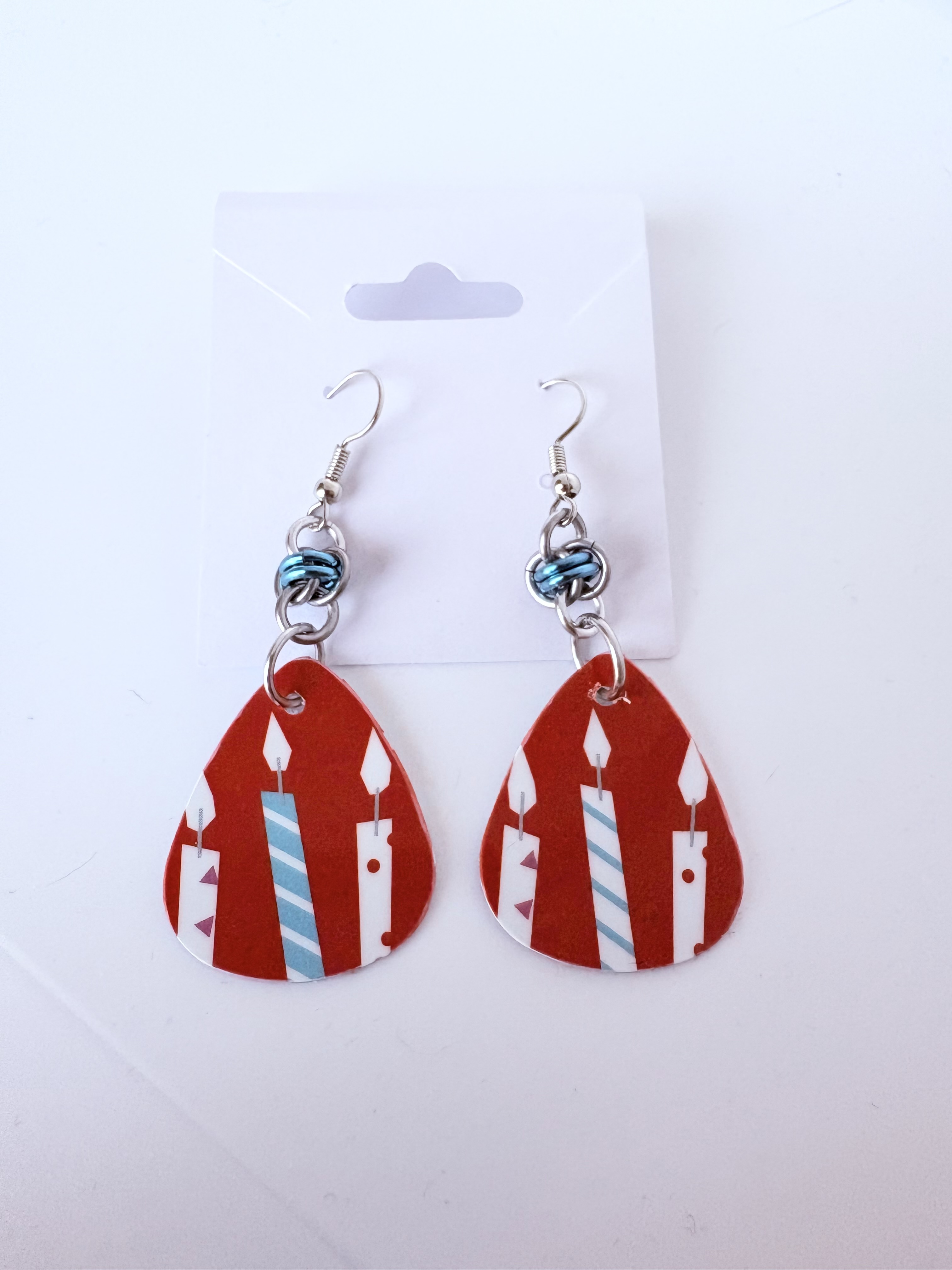 Happy Birthday! Birthday Candle Teardrop Earrings 