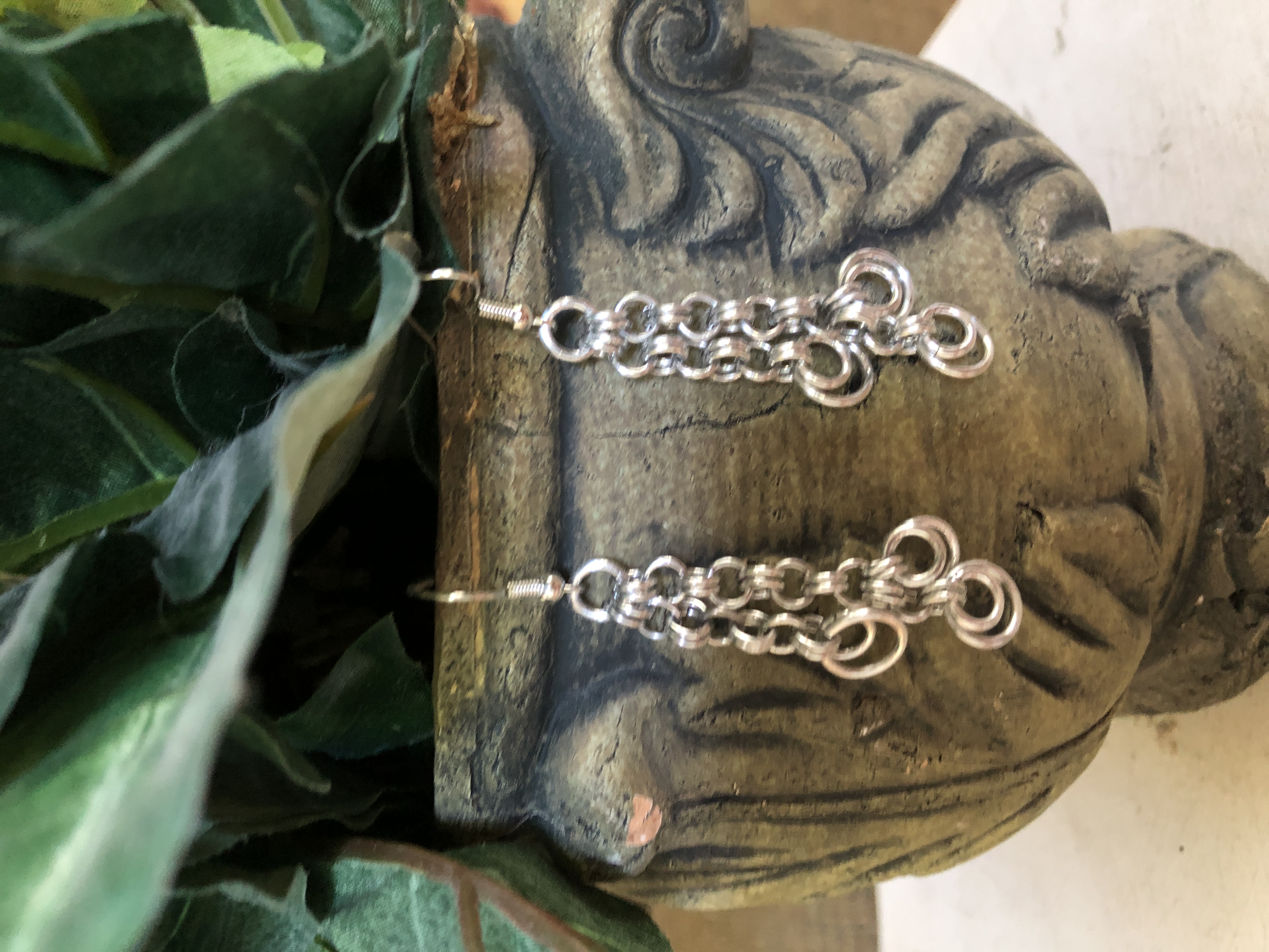 Chain Link Chainmaille Earrings