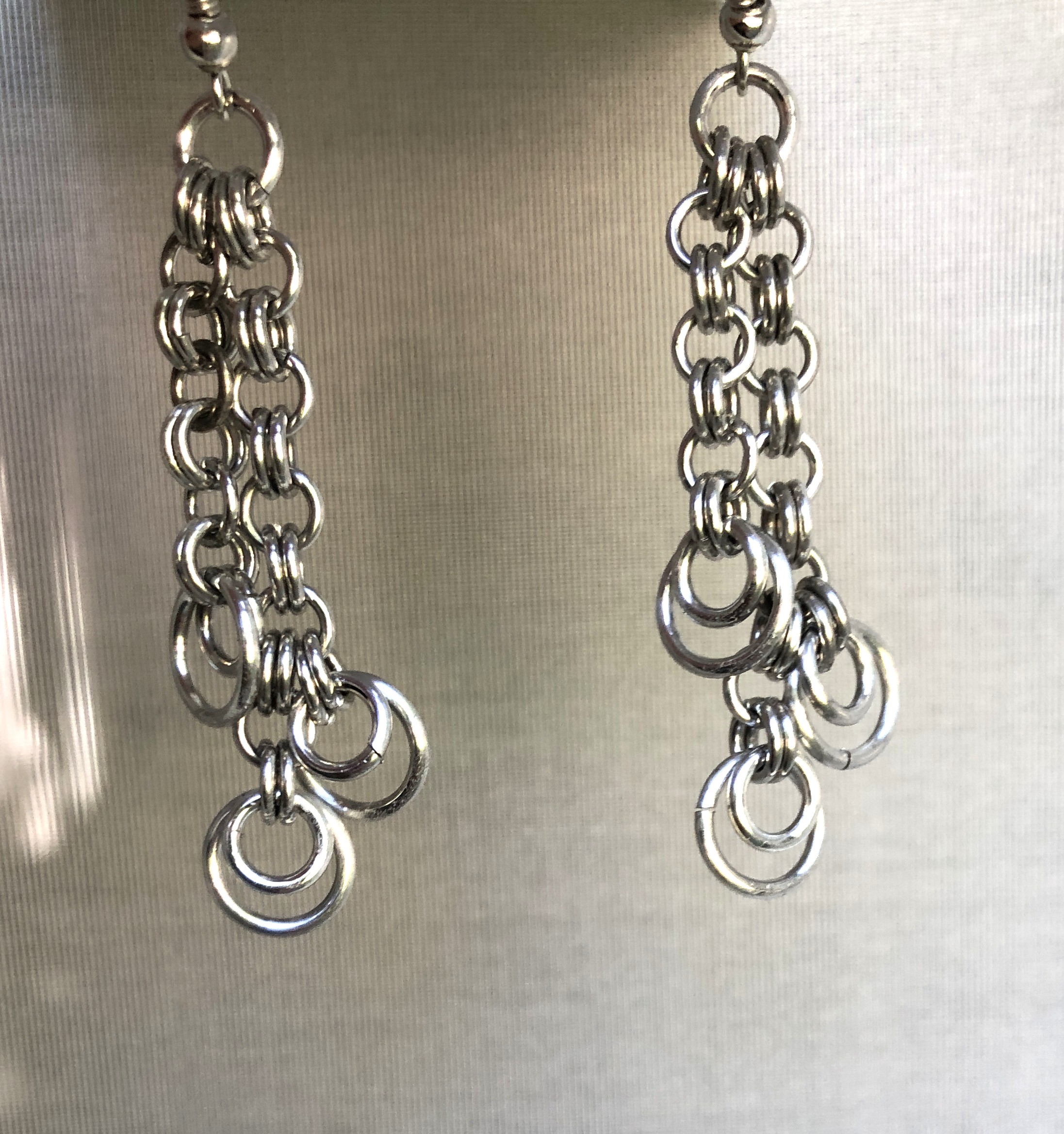 Chain Link Chainmaille Earrings
