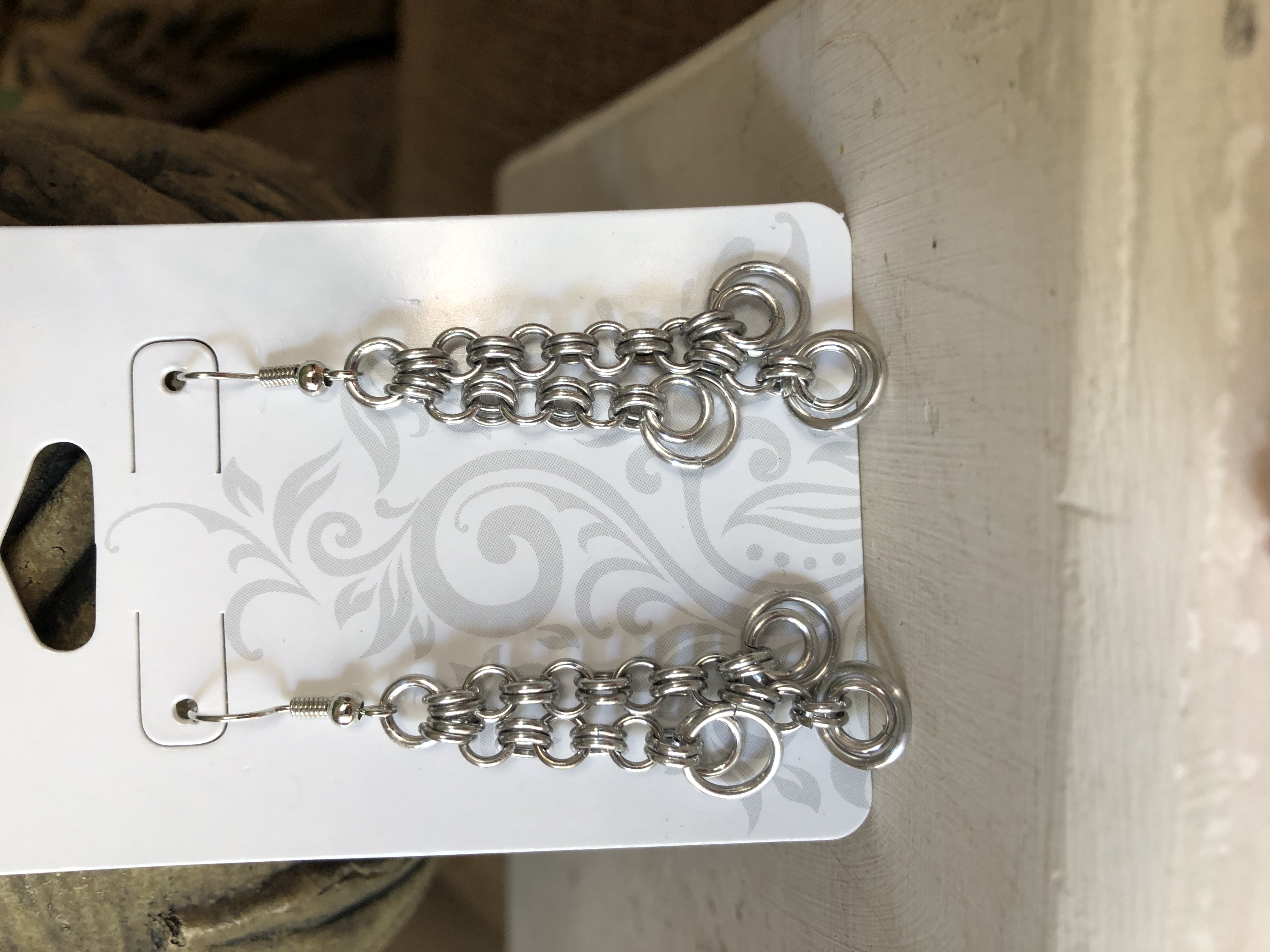 Chain Link Chainmaille Earrings