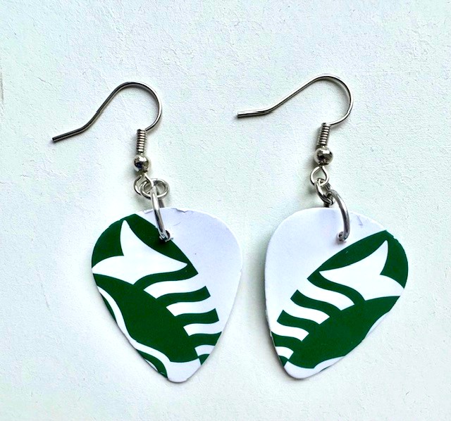 Coffee Shop Teardrop Earrings 