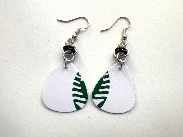 Coffee Shop v2 Teardrop Earrings 