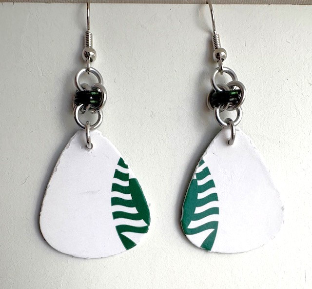 Coffee Shop v2 Teardrop Earrings 