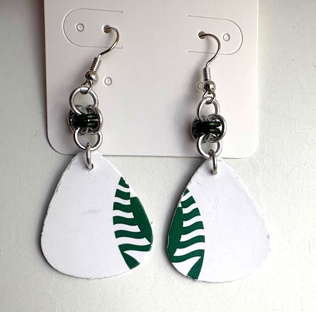 Coffee Shop v2 Teardrop Earrings 