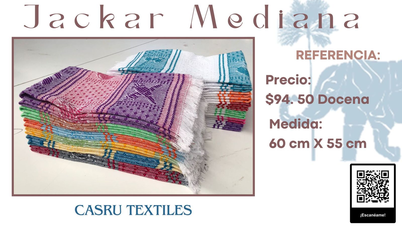 Jacar Mediano (Color o Blanco)