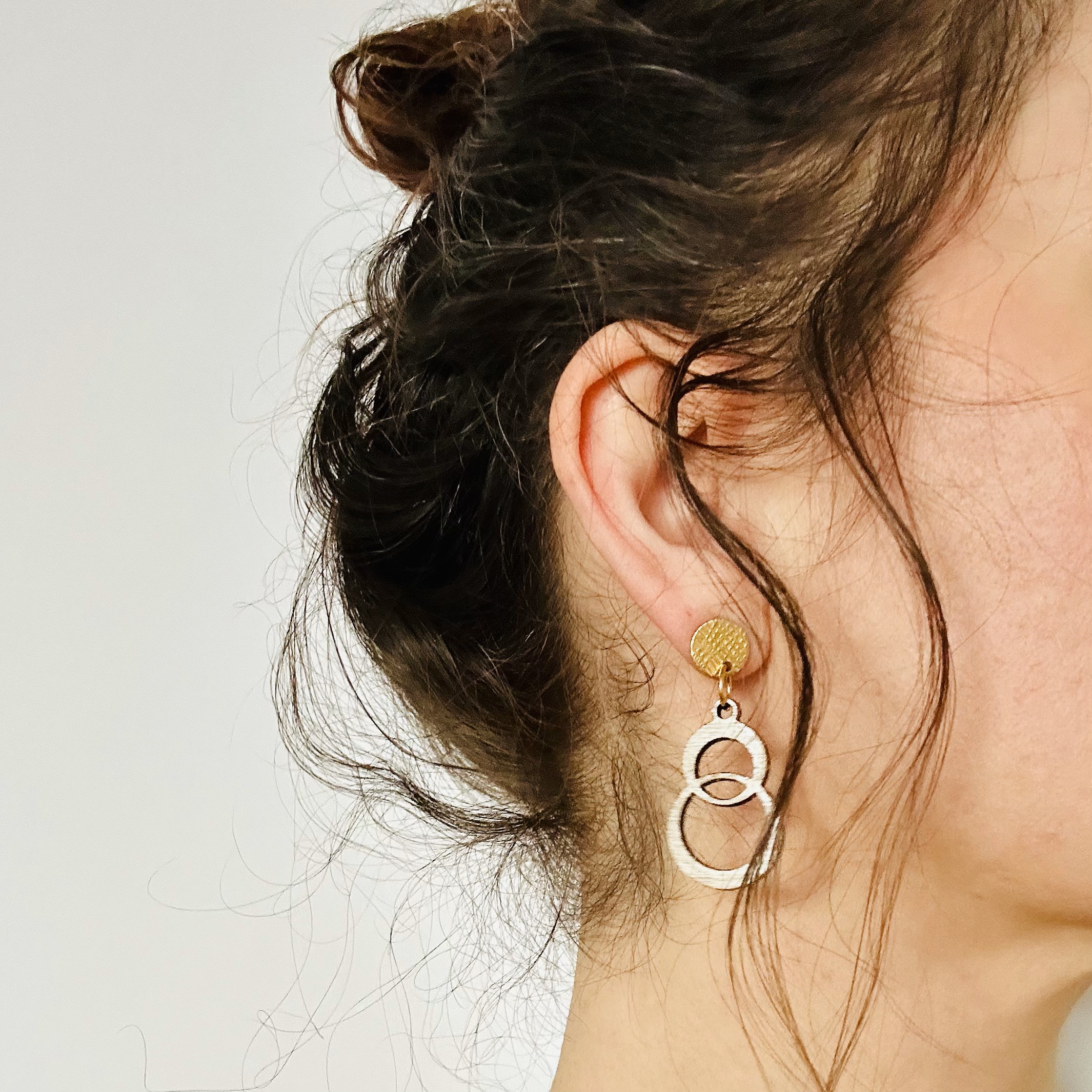 Ohrring "Kreise groß/klein"