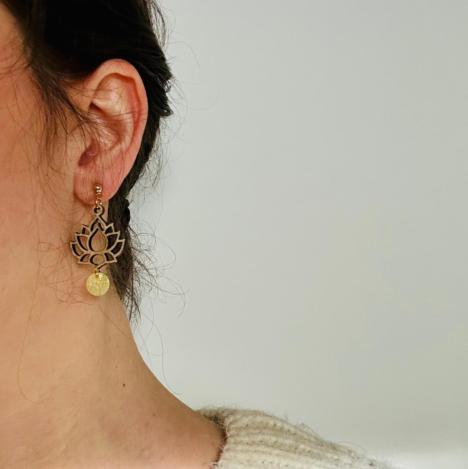 Ohrring "Lotusblüte"