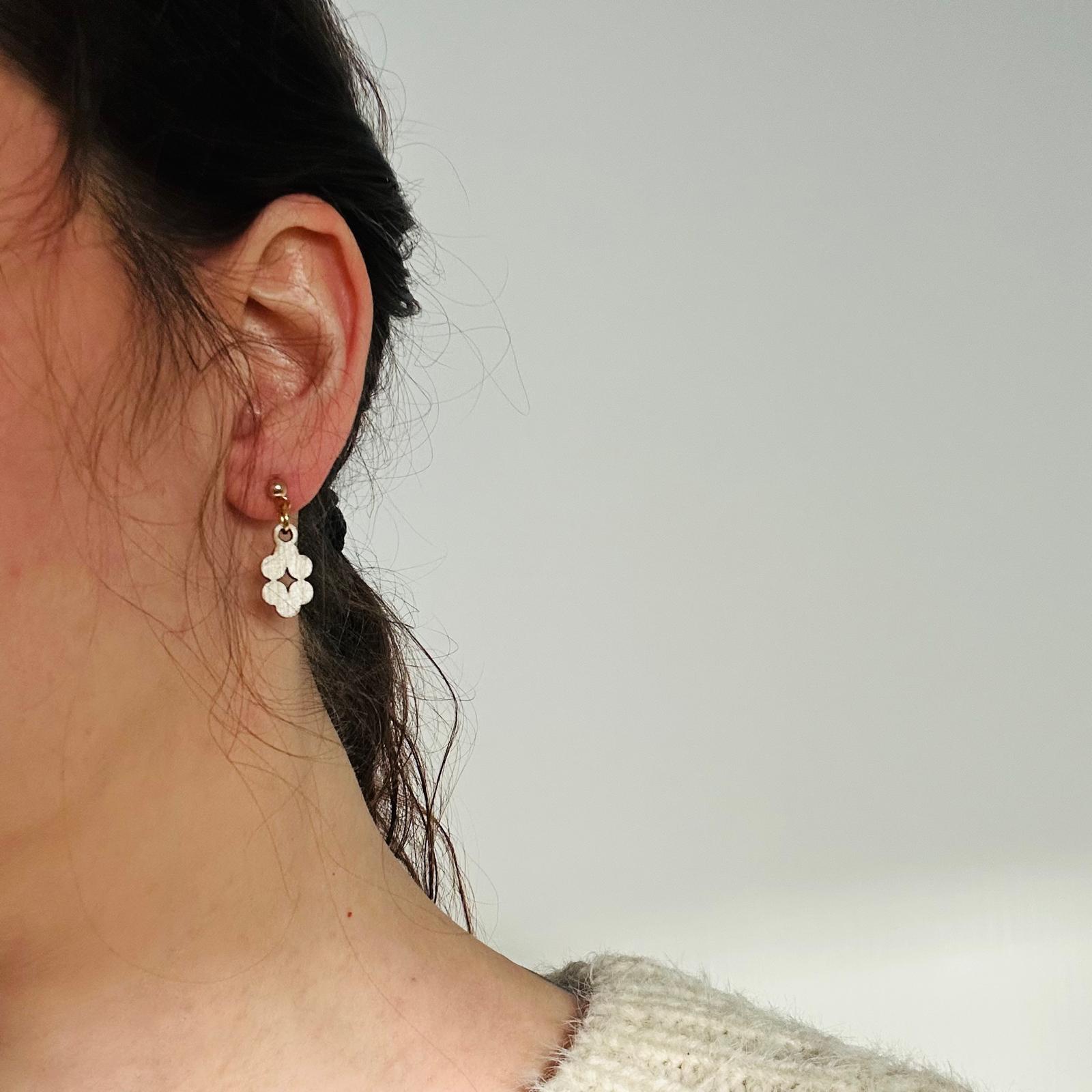 Ohrring "Doppelblume"