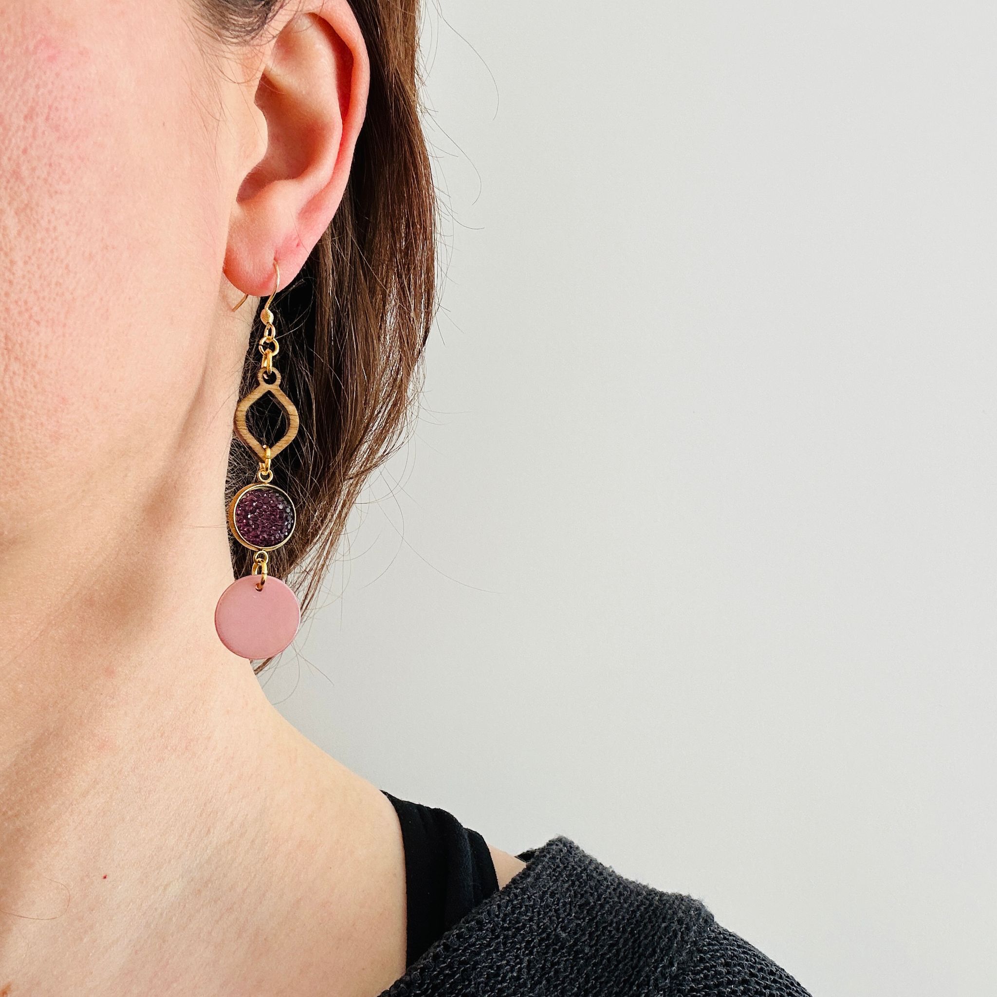 Ohrring "Orientalisch Rosa"