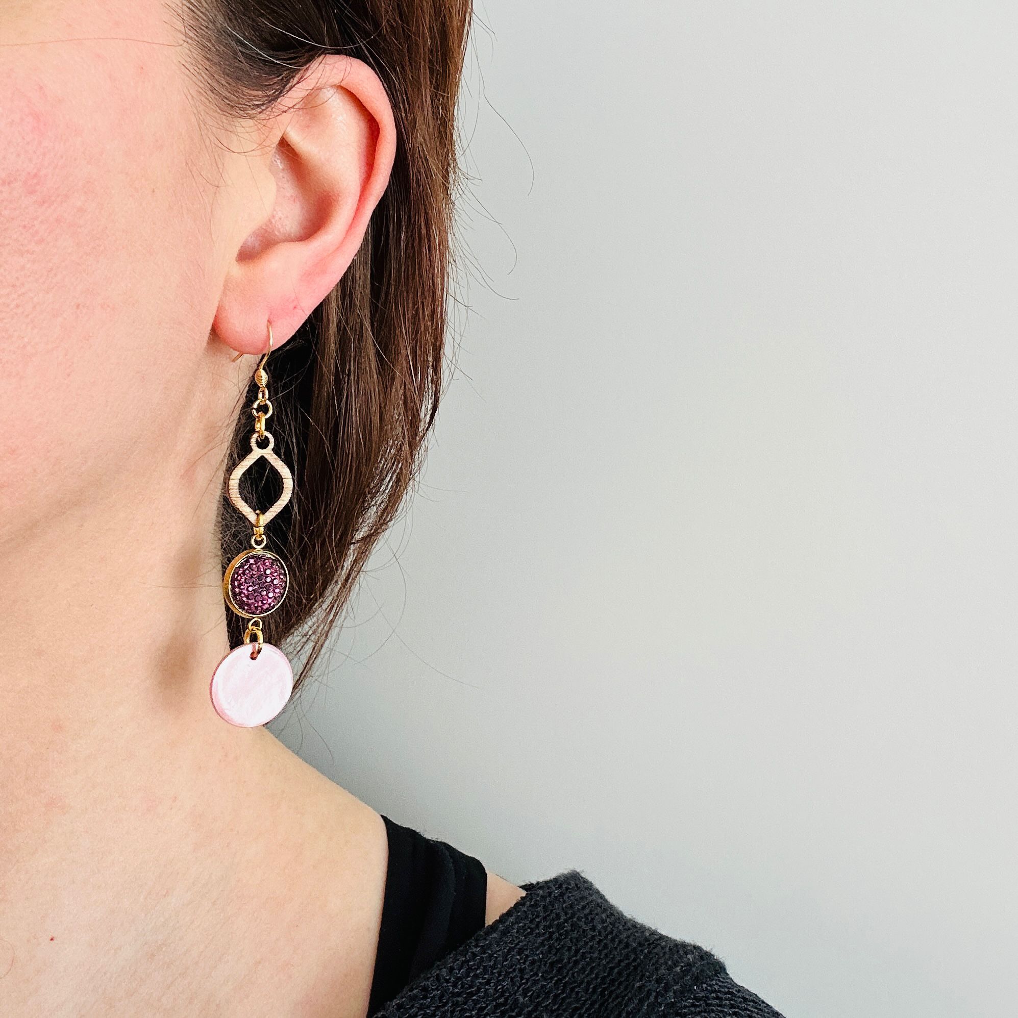 Ohrring "Orientalisch Rosa"