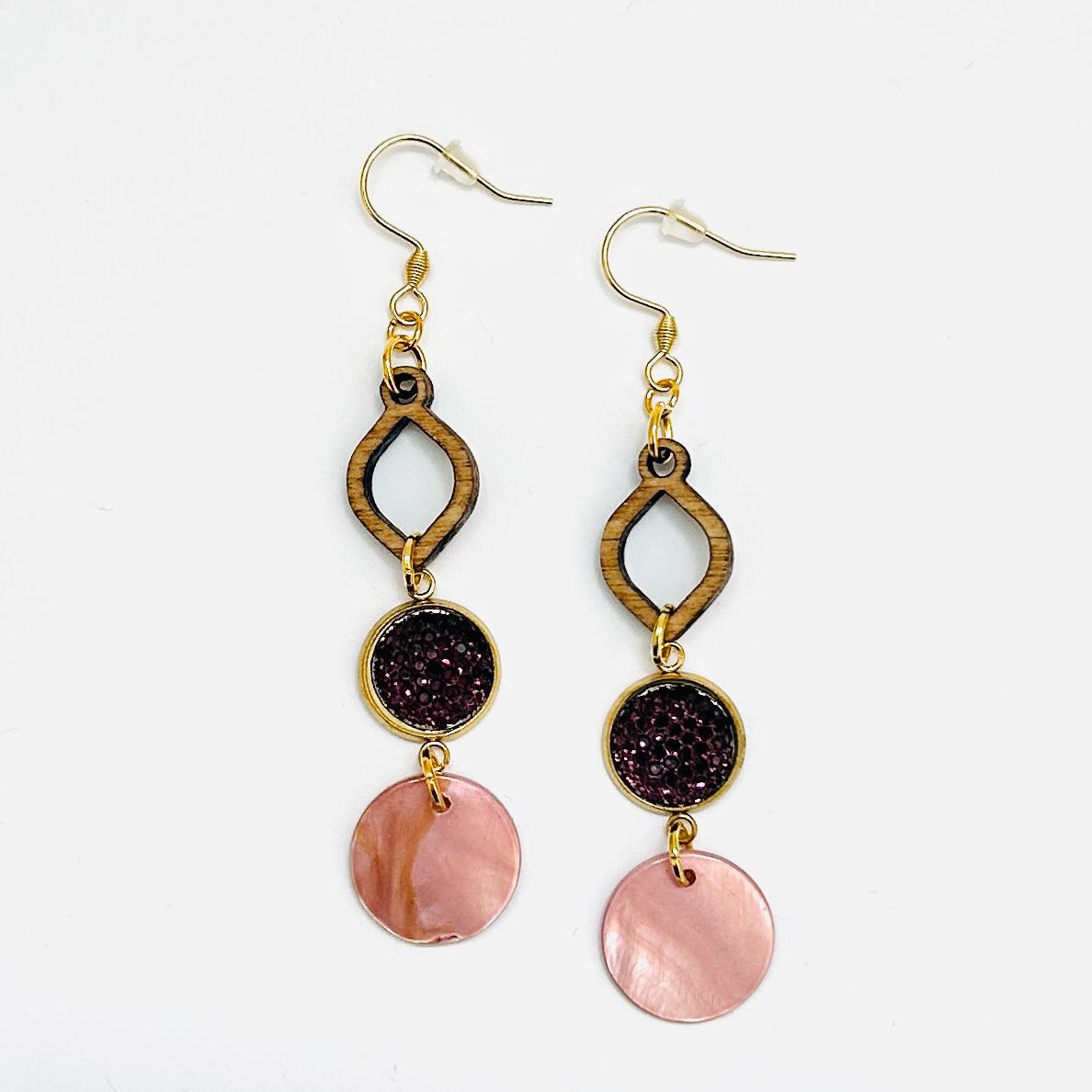 Ohrring "Orientalisch Rosa"