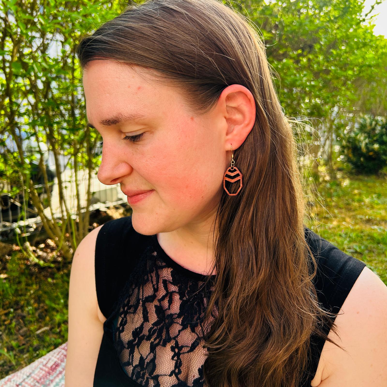 Ohrring „Boho-Chevrons“