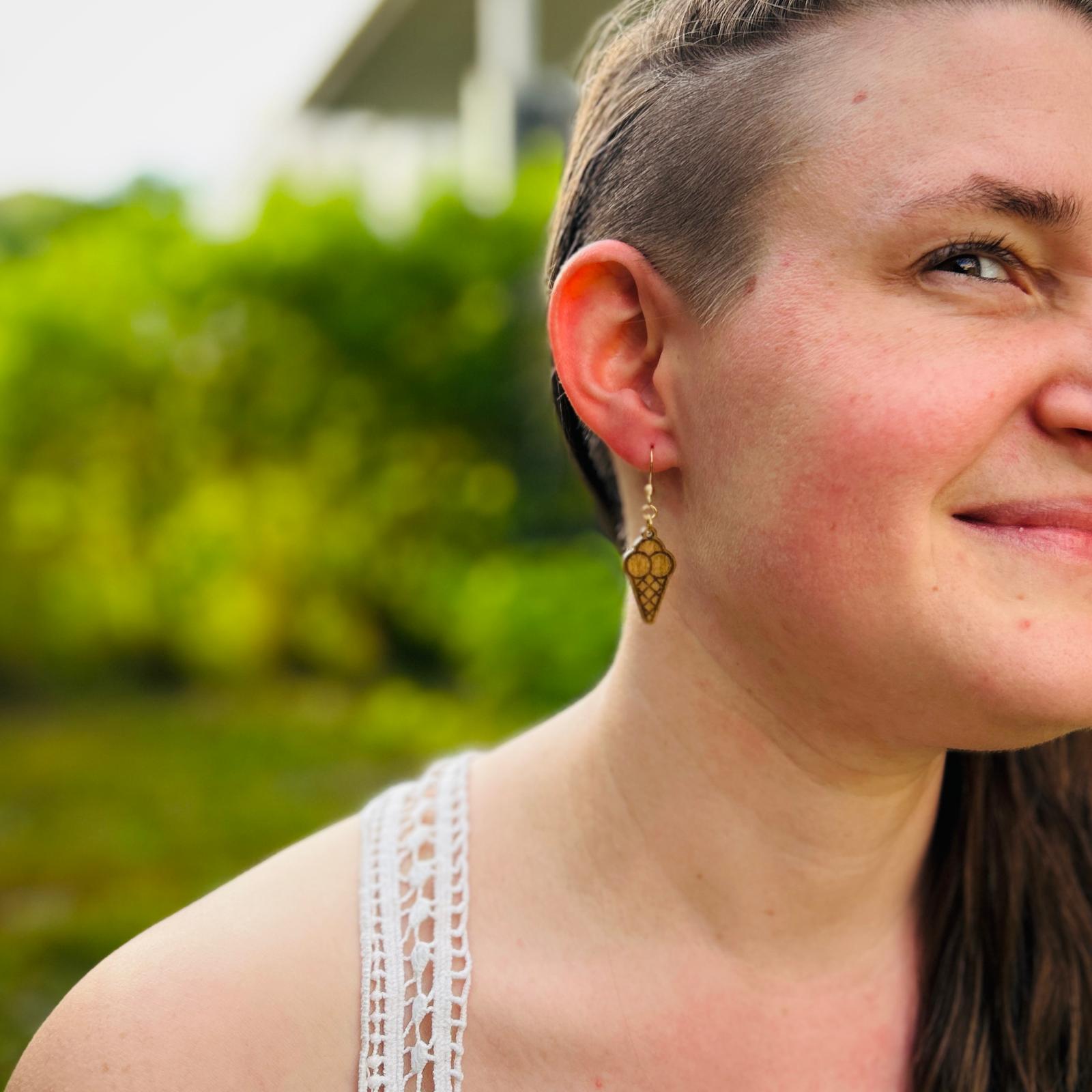 Ohrring „Eistüte“