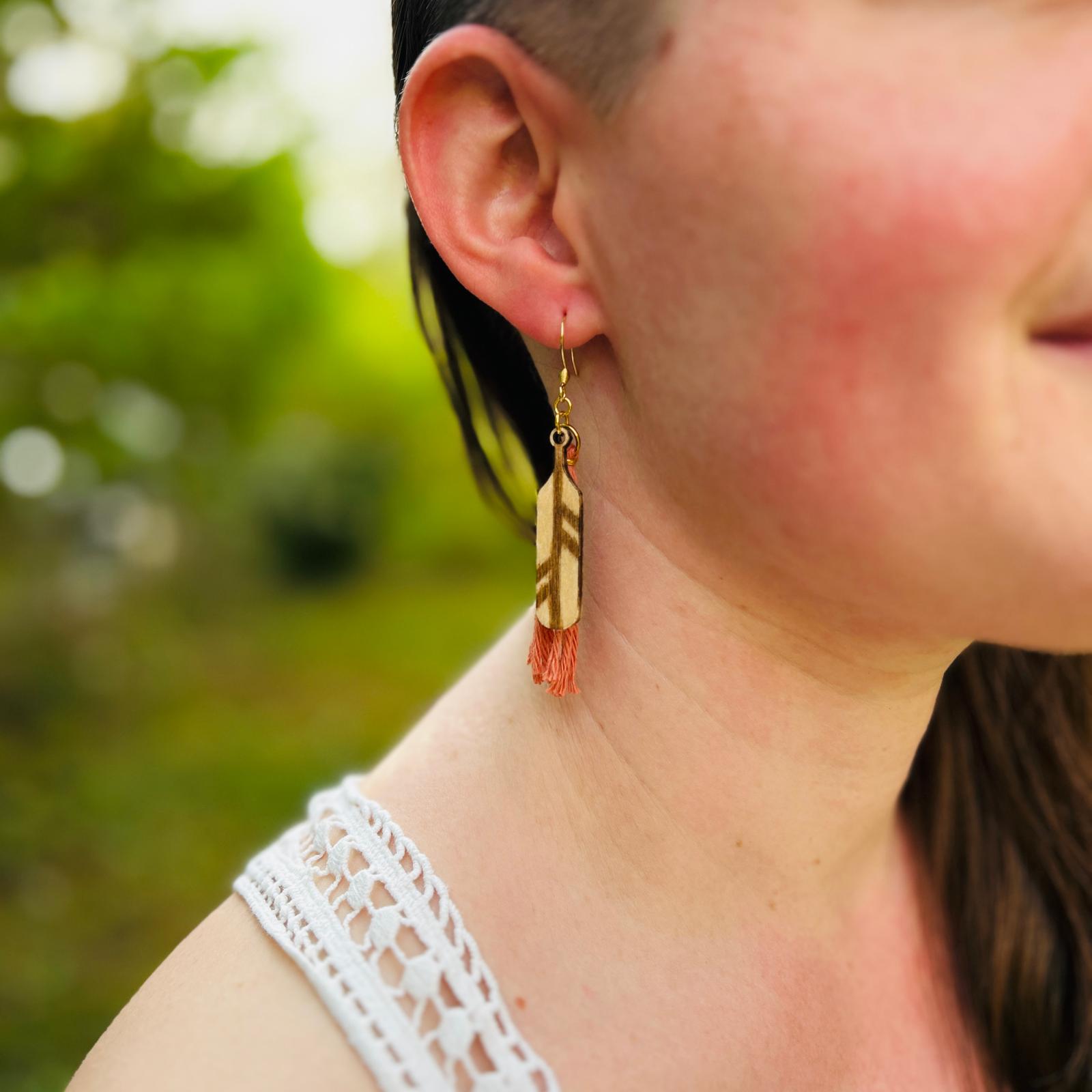 Ohrring „Boho-no-feather“