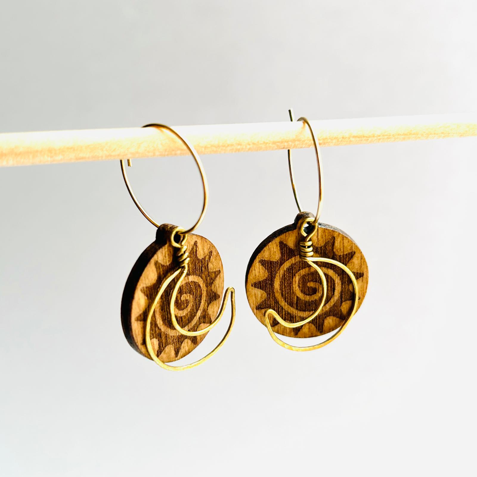 Creolen "Sonne & Mond"