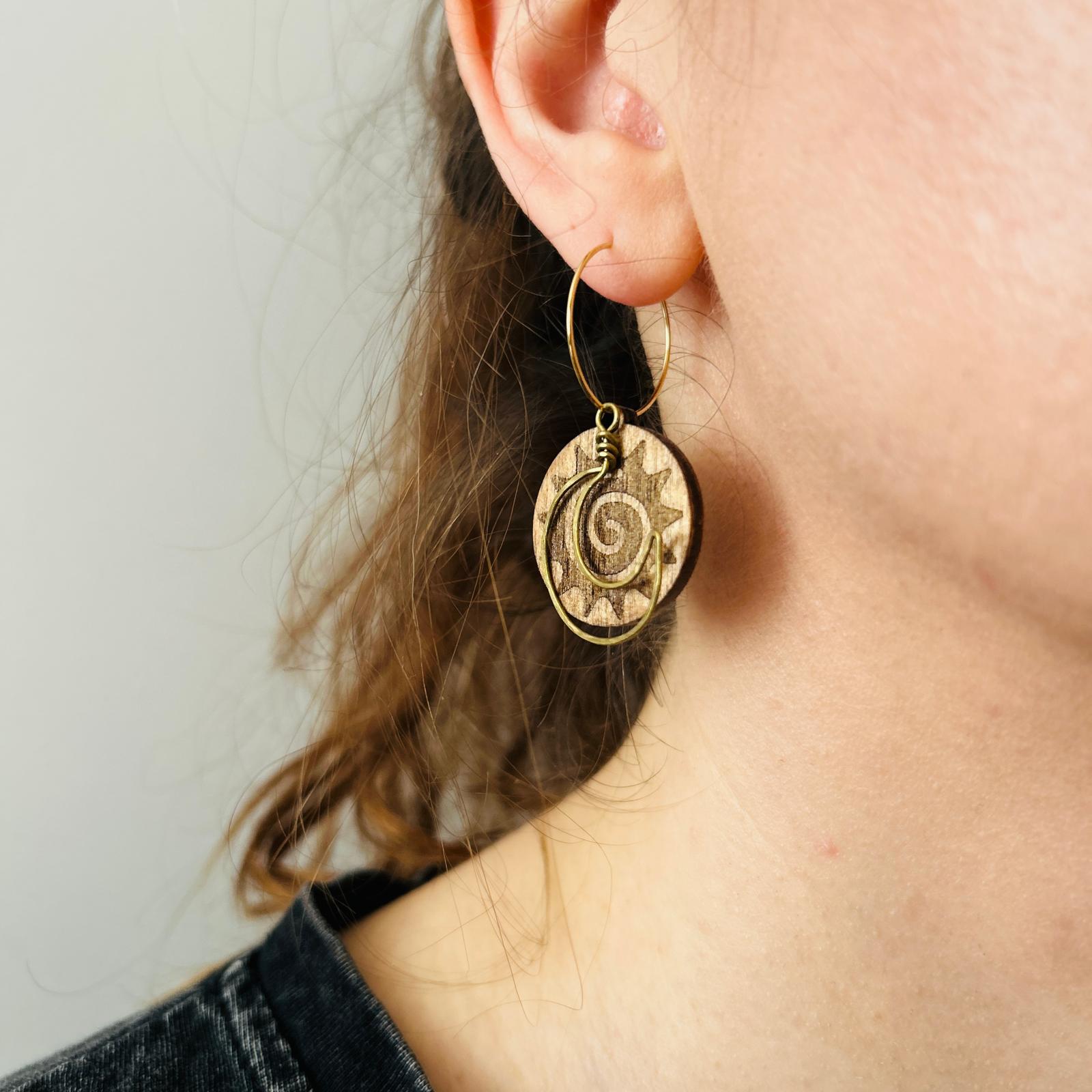 Creolen "Sonne & Mond"