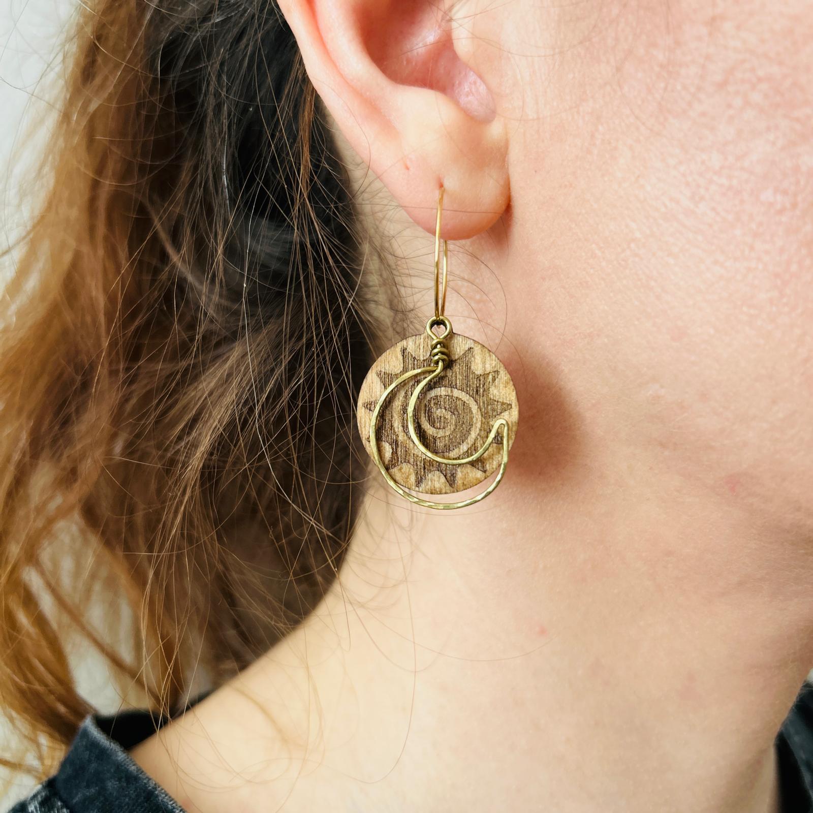 Creolen "Sonne & Mond"