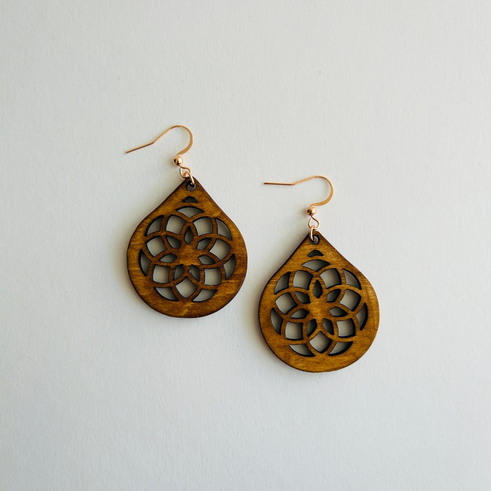 Creolen "Holzcreolen"