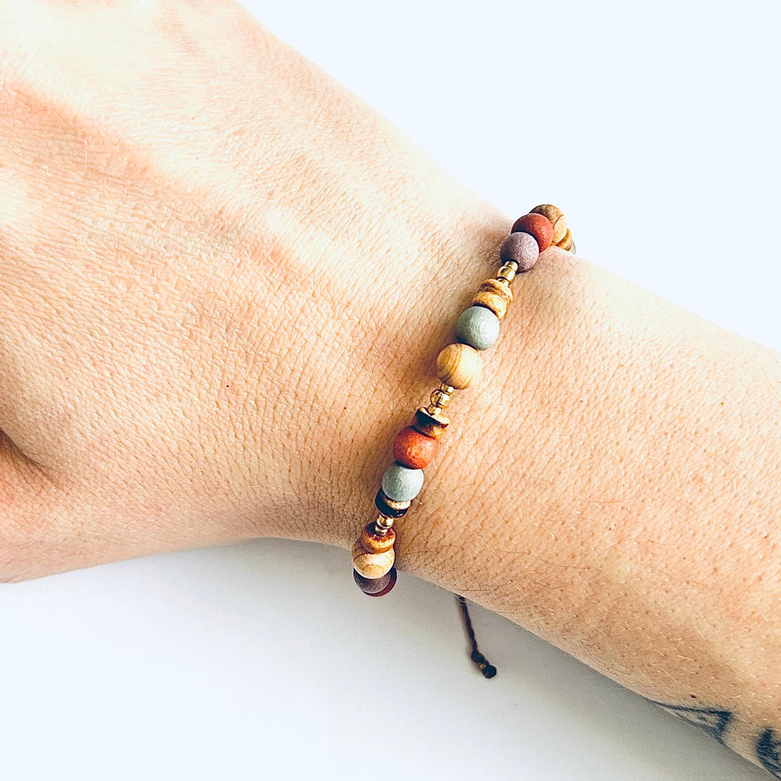 Armband "Boho Holz"
