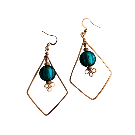 Ohrring „Creolen-Raute“