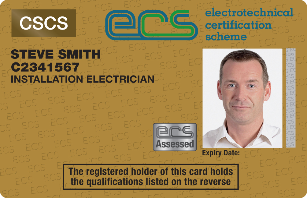 ECS Installation Electrician Gold Card