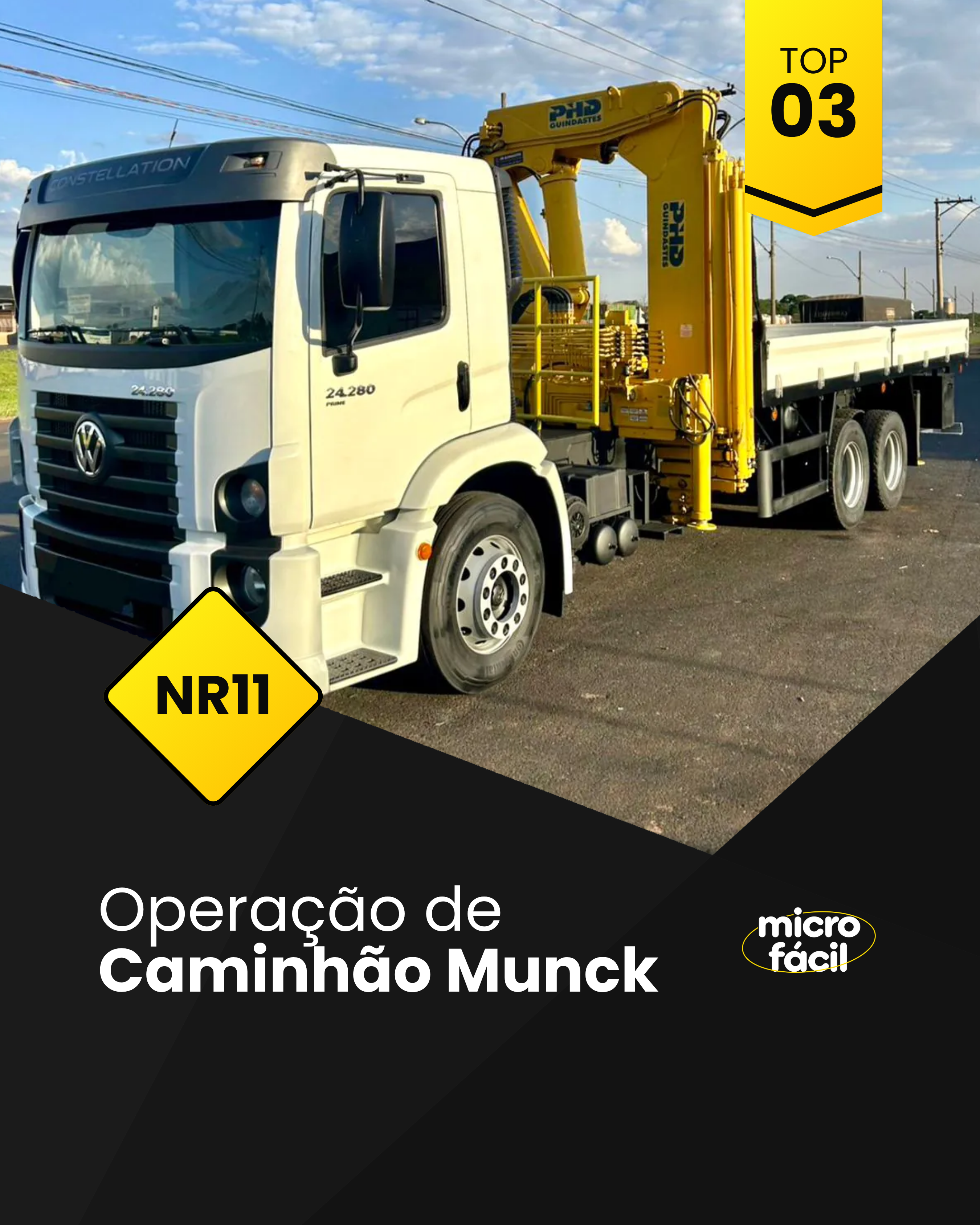 NR-11 Segurança na Operação de Munck
