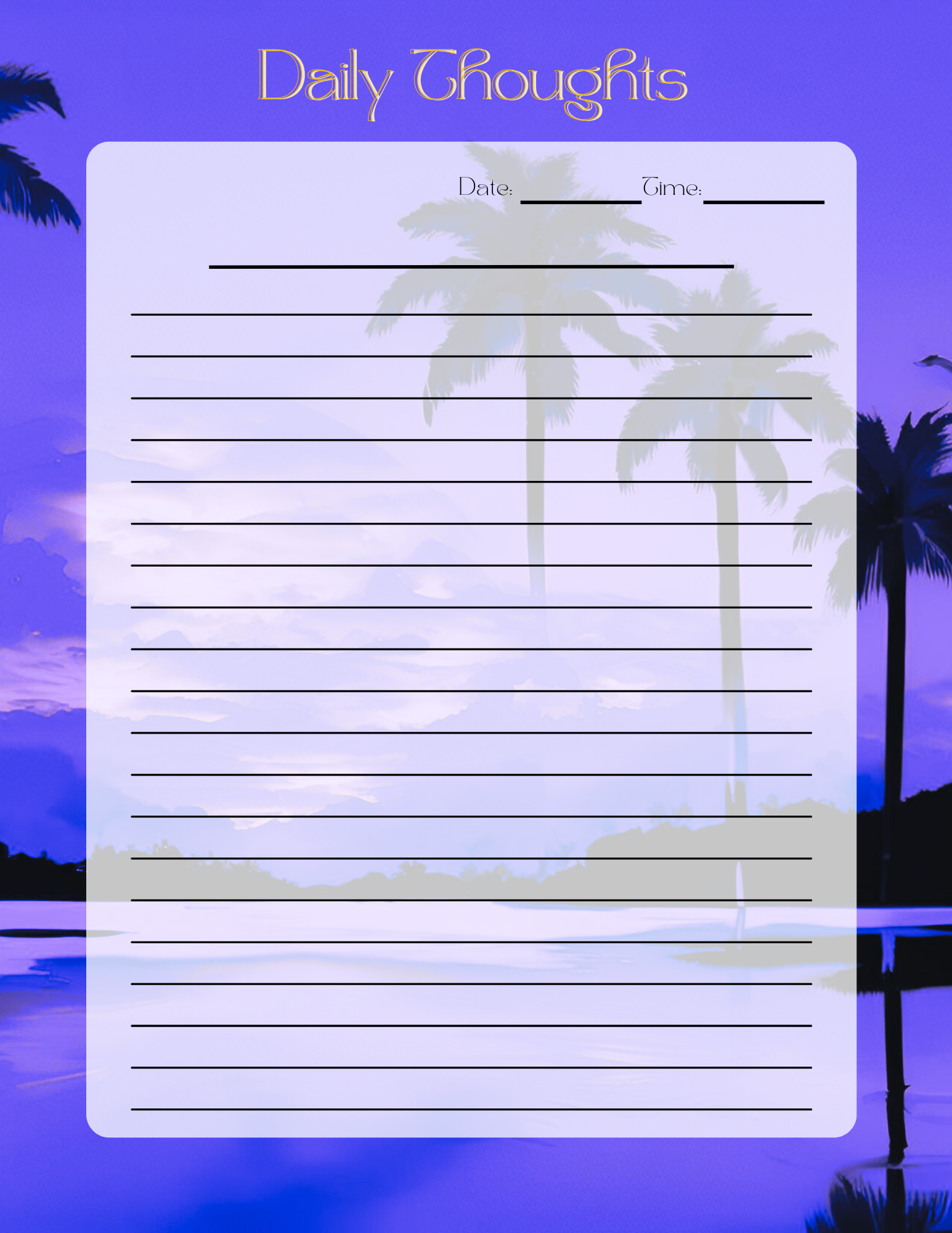 The Sacred Rest e-Journal