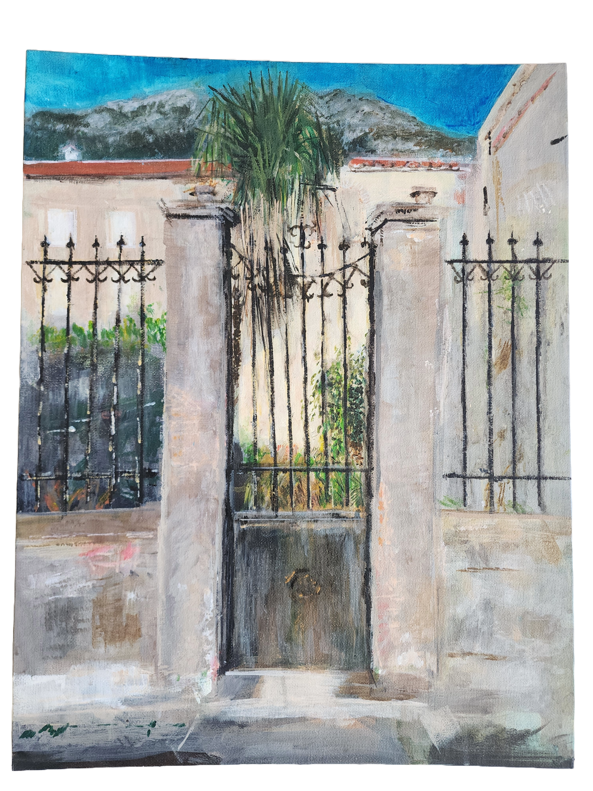 Scenic Landscape Painting - Perast