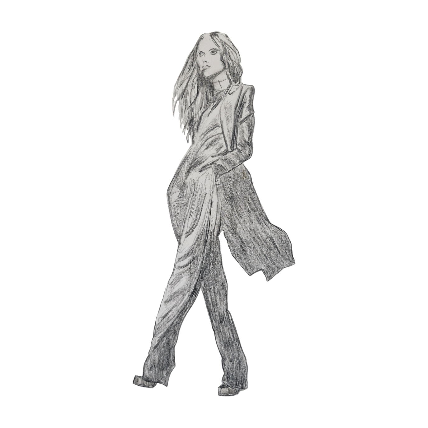 Hand-Drawn Fashion Illustration