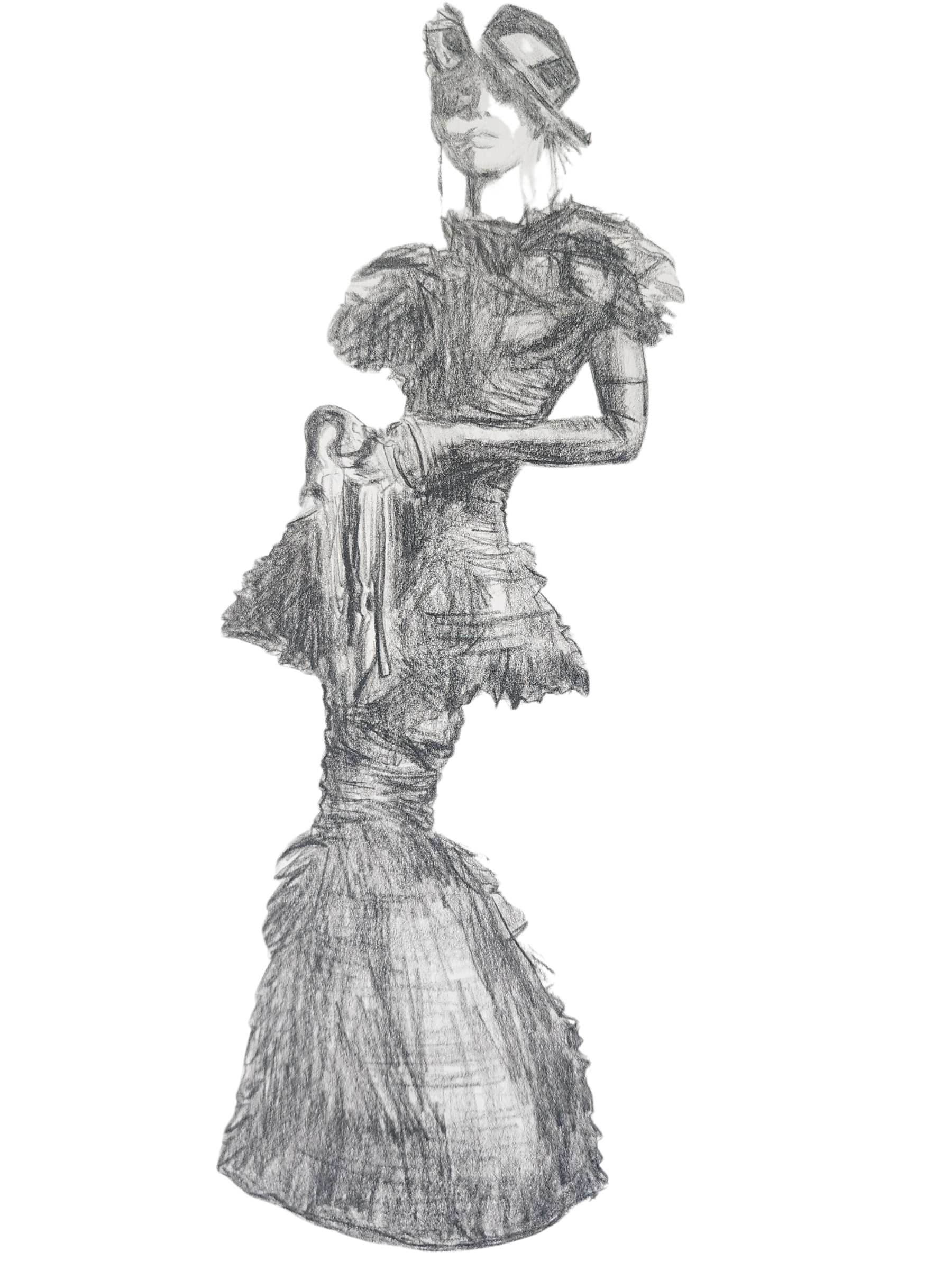 Elegant Lady Sketch