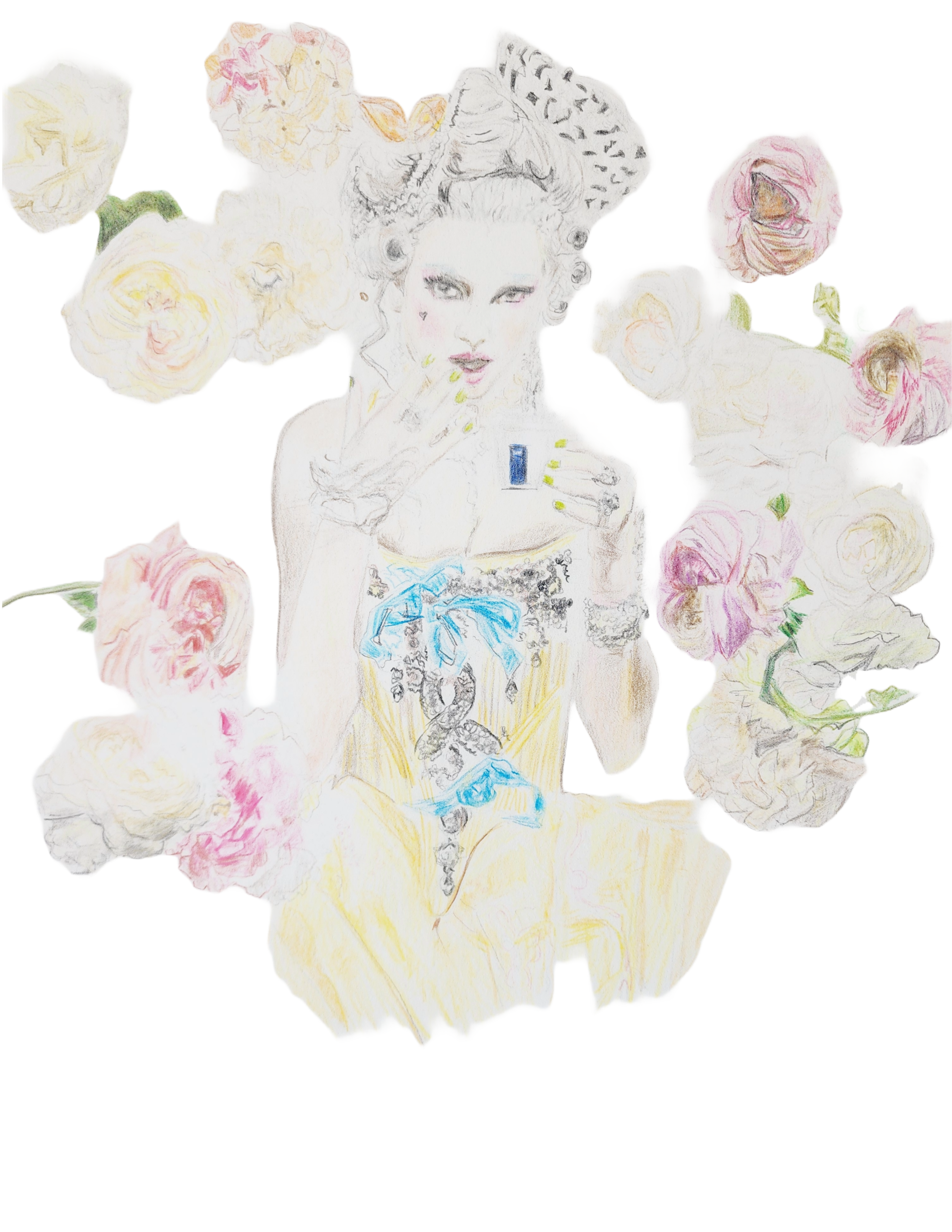 Romantic Fashion Illustration Art Print