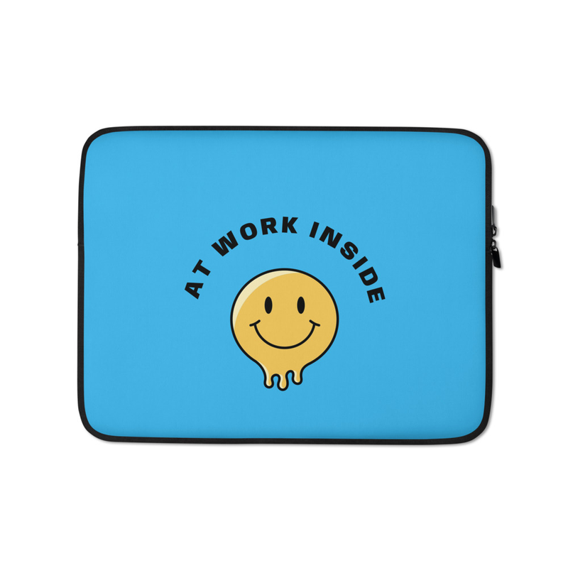 Laptop-Hülle mit Smiley-Design