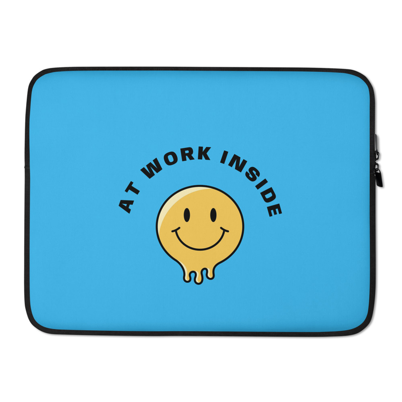 Laptop-Hülle mit Smiley-Design
