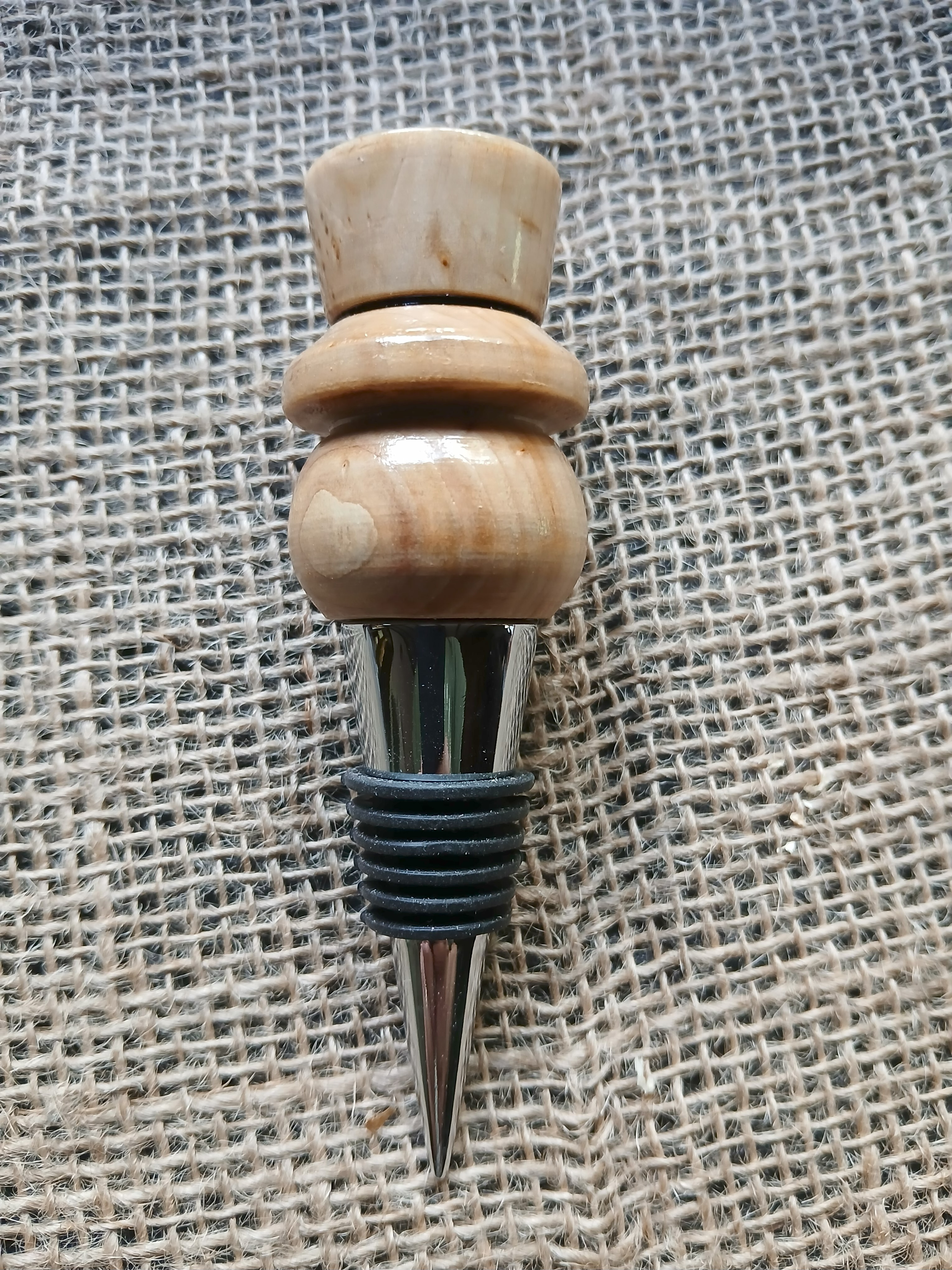 Handcrafted Wooden Wine Bottle Stopper