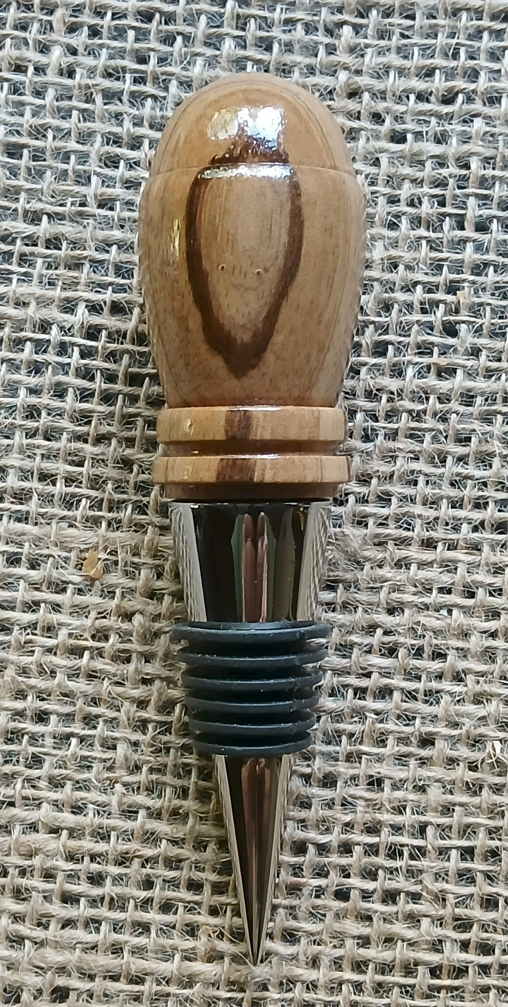 Handcrafted Wooden Wine Bottle Stopper