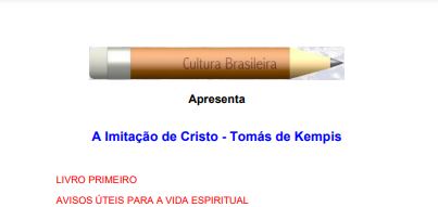 A Imitação de Cristo