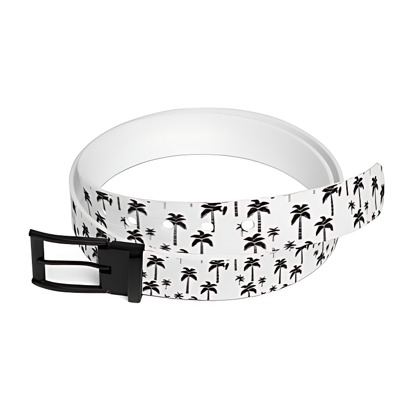 Black & White Palm Belt
