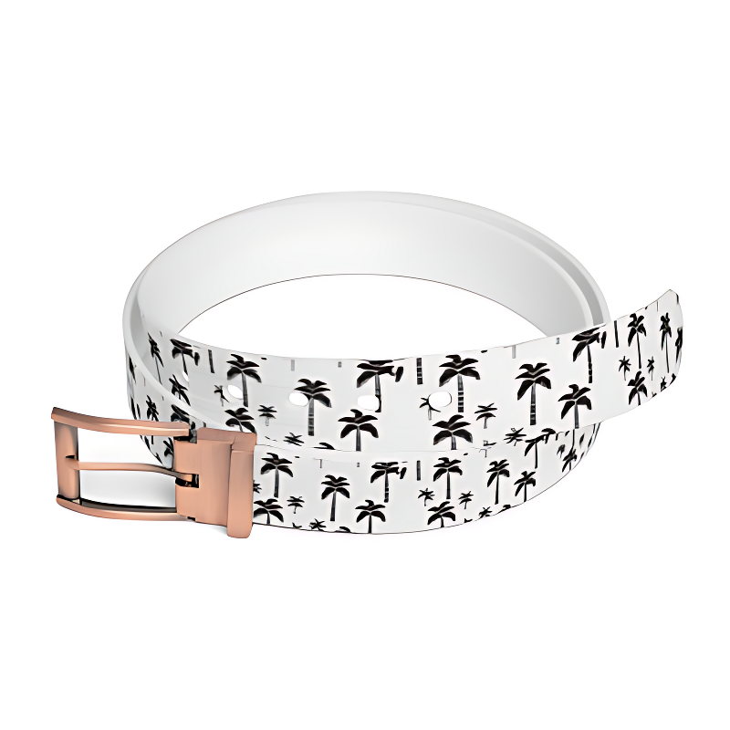 Black & White Palm Belt