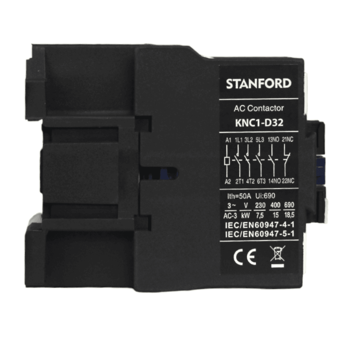 CONTACTOR 32A, 1NO, IP20 STANFORD