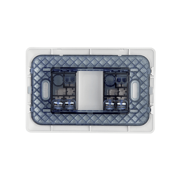 INTERRUPTOR DOBLE 9/15 10A 250V BLANCO ARMADO STANFORD